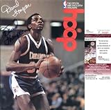 David Thompson Autographed/Hand Signed Hoop Magazine (James Spence)