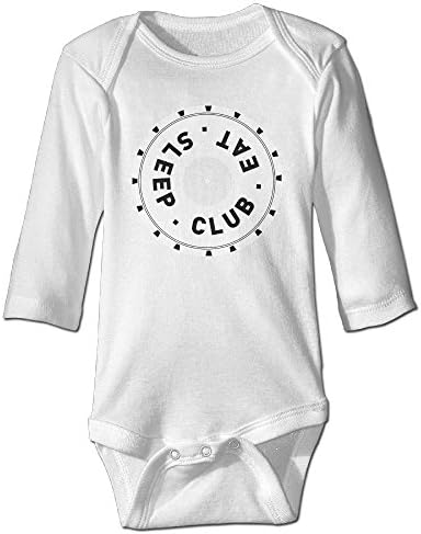 Eat Sleep Club Baby Onesie Toddler Clothes Funny