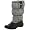 Black Patent/Tweed