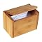 Lipper International Bamboo Recipe Box