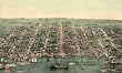 Nineteenth Century Bird's-Eye View of Alexandria, Virginia - 16" x 20" - Fine-Art Gicl??e Photographic Print of an Image from the Library of Congress Collection