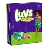 LUVS DIAPERS JUMBO SZE 6 26231 Size: 4X23
