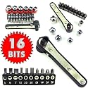 17 piece Deluxe Mini-Ratchet Screwdriver Socket Set