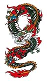 祭化粧　G1011　大型・昇り龍（35cm x 20cm）の画像