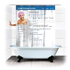 Spinning Hat Social Shower Curtain