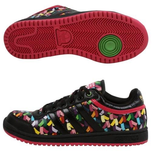 adidas Top Ten Lo Black Womens Retro Shoes - 667004 from adidas