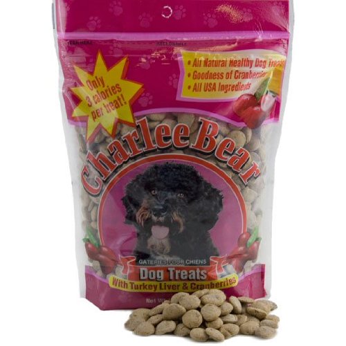 Charlee Bear Dog Treats with Turkey Liver and Cranberries