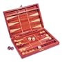 10in Walnut Backgammon Set