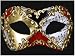 Handarbeit - Original Venezianische Maske - Colombina Musica