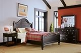 American Drew Camden Dark Panel Bed Bedroom Set (Black)