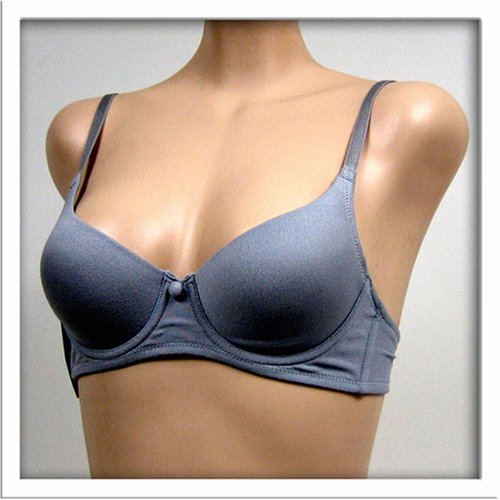 Solb New $30 Grey Memory Foam Bra #1250 sz 32A