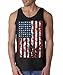 Shop4Ever® United States of America Flag Vintage Men's Tank Top USA Flag Tank Tops