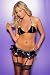 Allure Lingerie Vinyl Garterbelt Set