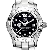TCU TAG Heuer Watch - Women's Aquaracer with Black Diamond Dial at M.LaHart