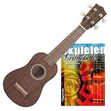 Produkt-Bild: Classic Cantabile Ukulele, Sopran, Walnuss - Set inkl. Grifftabelle