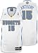 Carmelo Anthony Jersey: adidas White Swingman #15 Denver Nuggets Jersey - Large