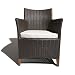 Strathwood Cypress All-Weather Wicker Bistro Chair, Brown