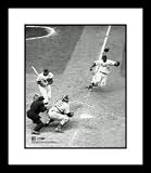 Jackie Robinson Brooklyn Dodgers - Stealing Home - 8x10 Framed Photograph