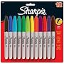 Sharpie Fine Point Permanent Markers, 12 Colored Markers(30075PP)