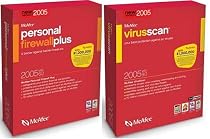 McAfee VirusScan 2005 & McAfee Personal Firewall Plus 2005 Value Pack