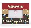 Happiness Is Marrying Your Best Friend Hand Painted Wooden Picture Frame
