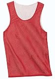 NEW Sport-Tek - Reversible Mesh Tank Red/White-4XL