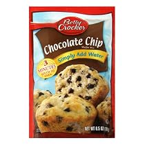 Betty Crocker Muffin Mix, Chocolate Chip, 6.5-Ounce Pouches (Pack of 24)