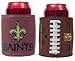 New Orleans Saints NFL Set Of 2 Football Can Coolers