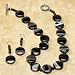 Sardonyx Birthstone Necklace and Earring Set