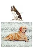 Springer Spaniel (Liver and White) Glass Cutting Board