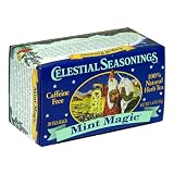 Celestial Seasonings Herb Tea, Mint Magic, Tea Bags, 20-Count Boxes (Pack of 6)