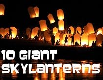 10 Giant white sky lanterns, biggest on amazon