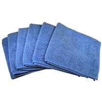 Cables Unlimted ACCFIBER6 Ultra Absorbent Microfiber Cleaning Cloths (6 Pack)