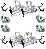 Par 64 Cans, Osram 1000w Par64 Narrow Spot Lamps, O - Clamps ( L555 ) - B000N4Z77E