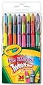 Crayola 24ct Mini Twistable Special Effects Crayons