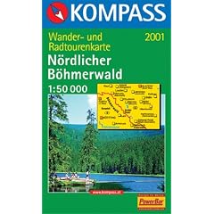 Kompass Karten, N�rdlicher B�hmerwald