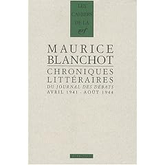 Chroniques litt�raires du Journal des d�bats : Avril 1941-ao�t 1944