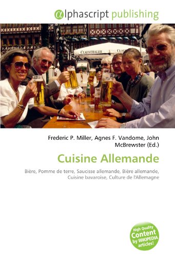 Alphascript Publishing Cuisine Allemande