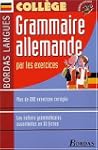 Bordas langues : Grammaire allemande...