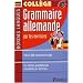 Bordas langues : Grammaire allemande par les exercices, coll�ge