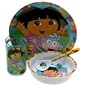 Dora the Explorer 3-Piece Melamine Dish Set