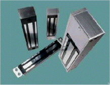 Doorking 1200 lb. Surface Mount Magnetic Basic Lock with status indicator + timer - for single doors
