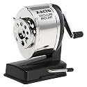 X-Acto Model KS, Vacuum-Mount Pencil Sharpener, Chrome Receptacle, Black Base, 1 Unit (1072)