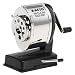 X-acto 1072 Model Ks Vacuum Mount Pencil Sharpener, Chrome Receptacle, Black Base, 1 Unit