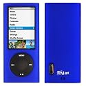 GTMax Dark Blue Rubberized Snap on Crystal Cover Case for Apple  iPod nano 16GB 8GB 5th 5G Generation