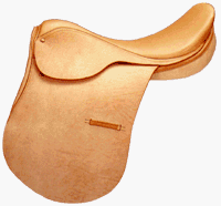 Smooth leather Polo Saddle - Gaucho - FREE SHIPPING