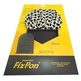 Fix Pon ポケットチーフ 丸型 アイボリー ブラックDSCF1696