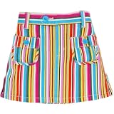 striped summer skort