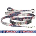 Chicago Cubs Dog Collar, Leash, and ID Set (Small: 10-14 in.)