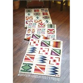 Wool runner, 'Calendar' (2x10)